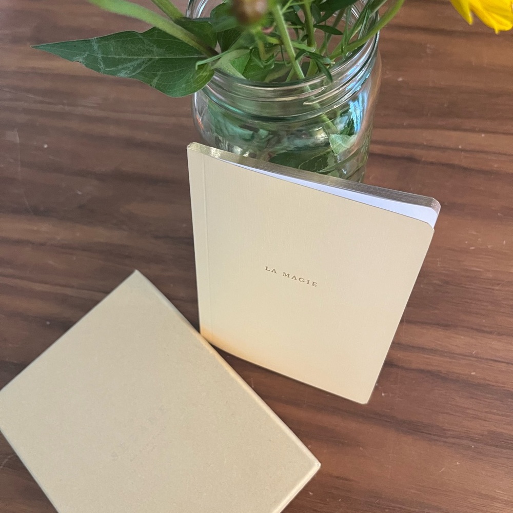 New Sézane Cream Pocket Notebook “Le Magie”